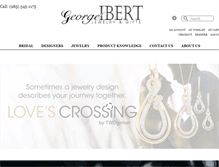 Tablet Screenshot of ibertjewelry.com